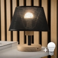 BRILAGI - LED Stalinis šviestuvas ANTHONY 1xE14/40W/230V ąžuolas/juoda