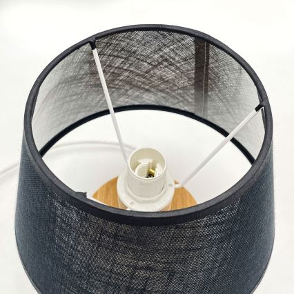 Brilagi - LED Stalinis šviestuvas ANTHONY 1xE14/40W/230V ąžuolas/juoda