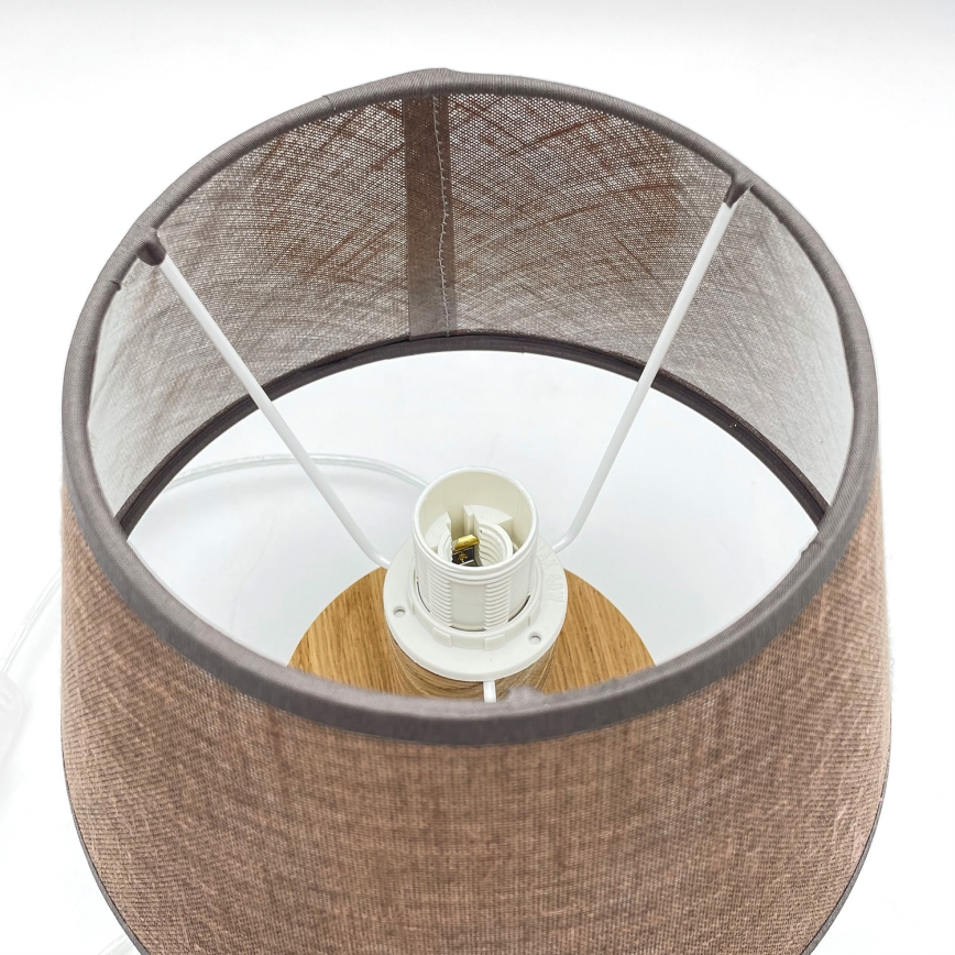 Brilagi - LED Stalinis šviestuvas ANTHONY 1xE14/40W/230V ąžuolas/ruda