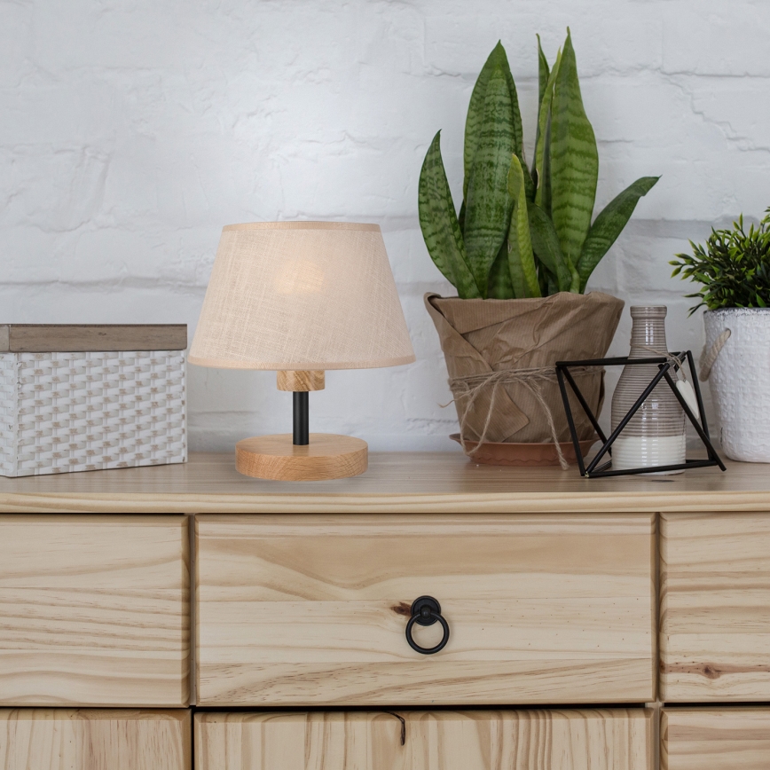 Brilagi - LED Stalinis šviestuvas ANTHONY 1xE14/40W/230V ąžuolas/smėlio spalva