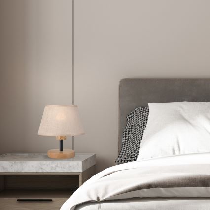 Brilagi - LED Stalinis šviestuvas ANTHONY 1xE14/40W/230V ąžuolas/smėlio spalva