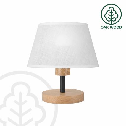 Brilagi - LED Stalinis šviestuvas ANTHONY 1xE27/60W/230V ąžuolas/balta
