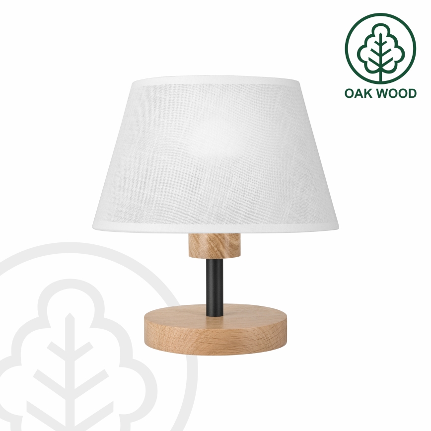 Brilagi - LED Stalinis šviestuvas ANTHONY 1xE27/60W/230V ąžuolas/balta
