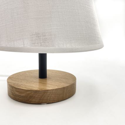 Brilagi - LED Stalinis šviestuvas ANTHONY 1xE27/60W/230V ąžuolas/balta