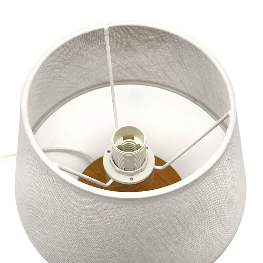 Brilagi - LED Stalinis šviestuvas ANTHONY 1xE27/60W/230V ąžuolas/balta