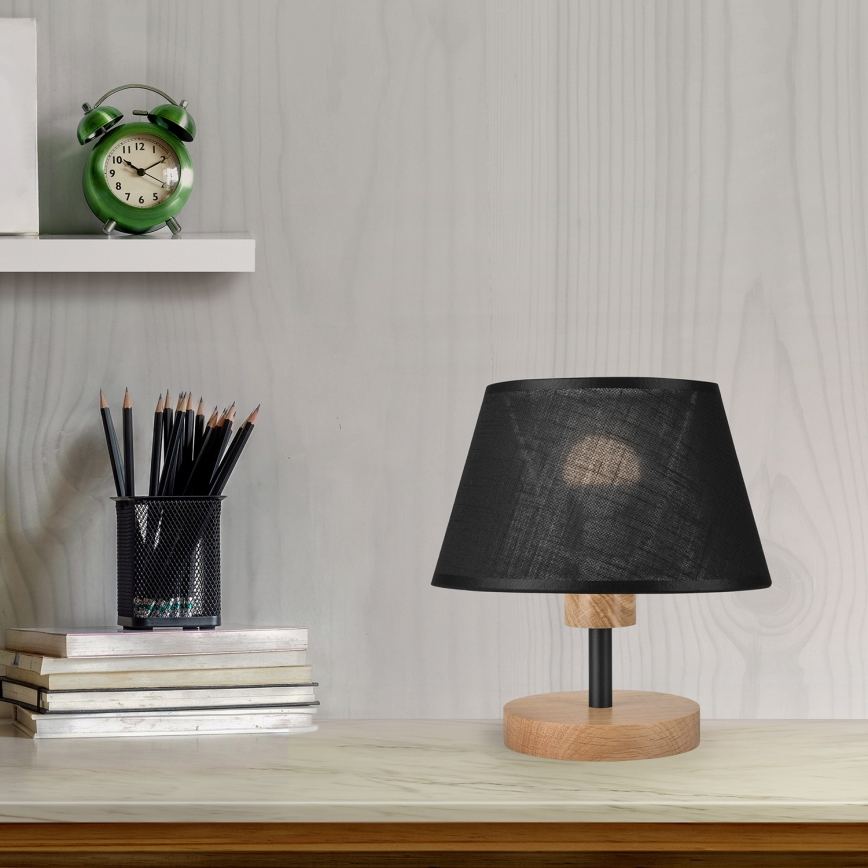 Brilagi - LED Stalinis šviestuvas ANTHONY 1xE27/60W/230V ąžuolas/juoda