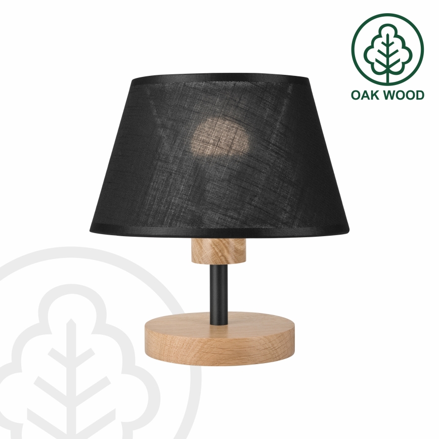 Brilagi - LED Stalinis šviestuvas ANTHONY 1xE27/60W/230V ąžuolas/juoda