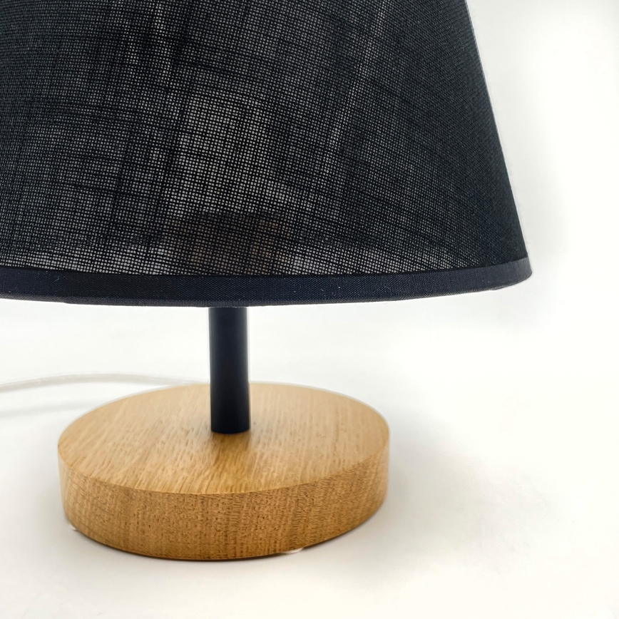Brilagi - LED Stalinis šviestuvas ANTHONY 1xE27/60W/230V ąžuolas/juoda