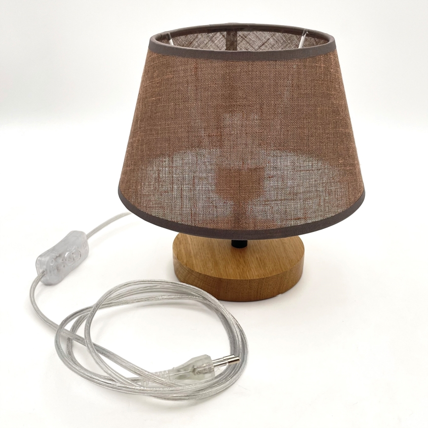 Brilagi - LED Stalinis šviestuvas ANTHONY 1xE27/60W/230V ąžuolas/ruda