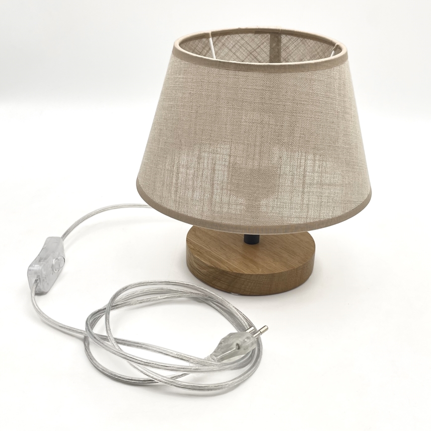 Brilagi - LED Stalinis šviestuvas ANTHONY 1xE27/60W/230V ąžuolas/smėlio spalva
