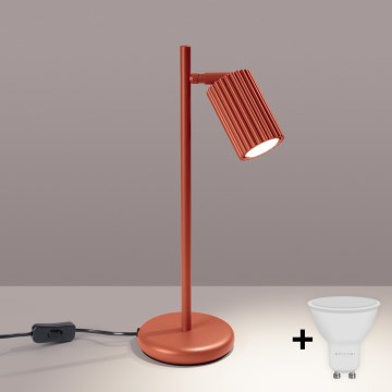BRILAGI - LED stalinis šviestuvas CRESTO 1xGU10/10W/230V oranžinis