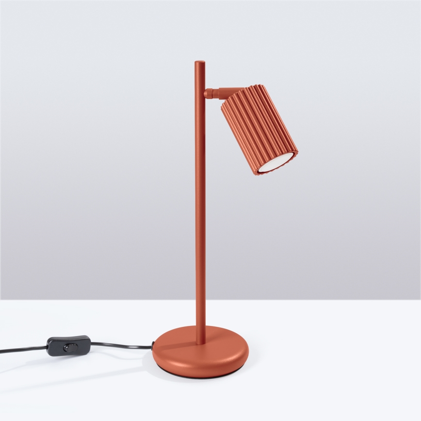 BRILAGI - LED stalinis šviestuvas CRESTO 1xGU10/10W/230V oranžinis