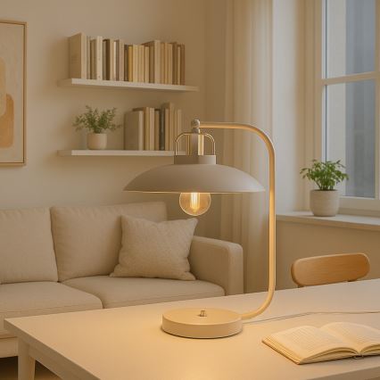 Brilagi - LED Stalinis šviestuvas FLAMENGO 1xE27/60W/230V smėlio spalva