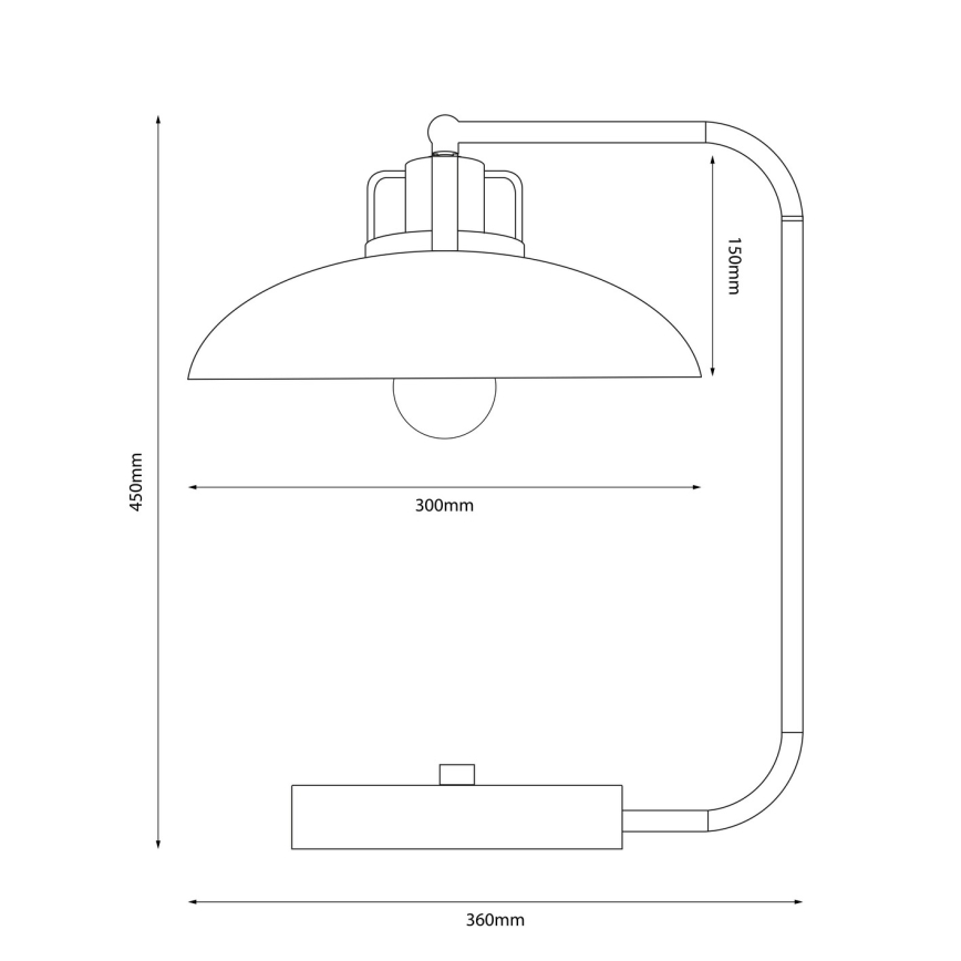 Brilagi - LED Stalinis šviestuvas FLAMENGO 1xE27/60W/230V žalia