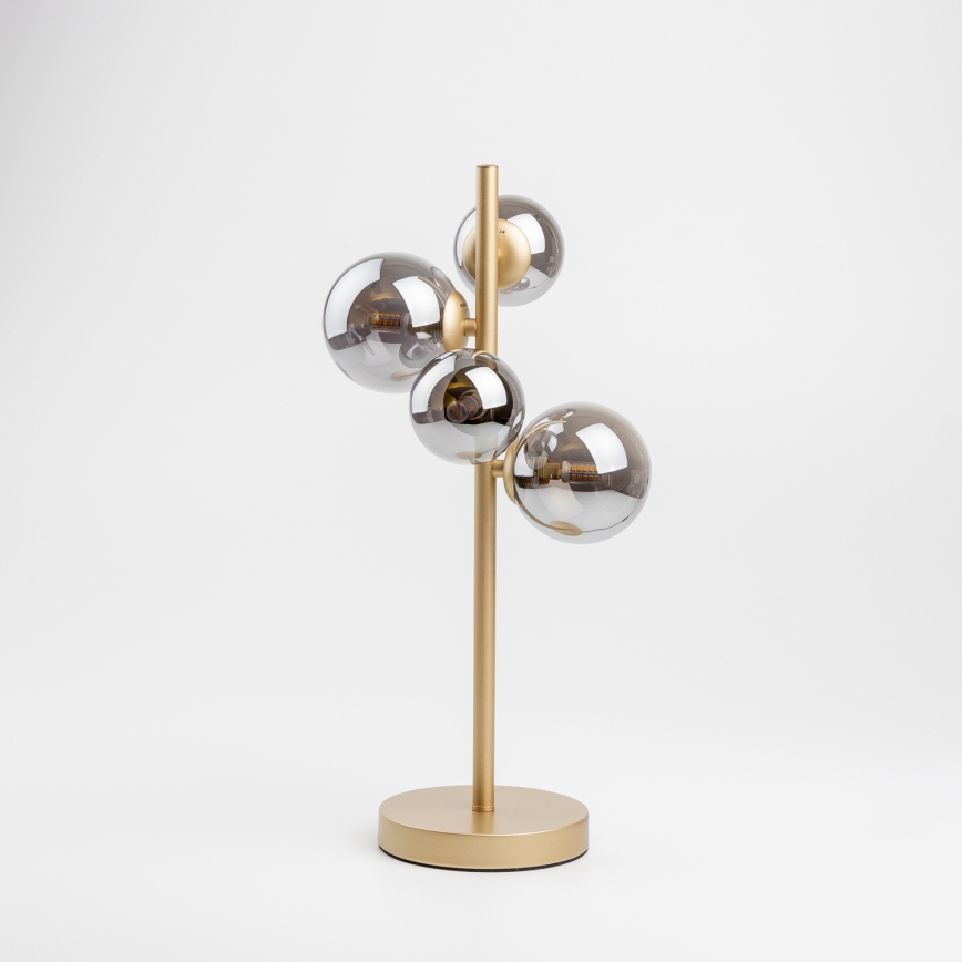 Brilagi - LED stalinis šviestuvas MILLA 4xG9/3W/230V auksas/dūminis