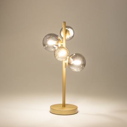 Brilagi - LED stalinis šviestuvas MILLA 4xG9/3W/230V auksas/dūminis