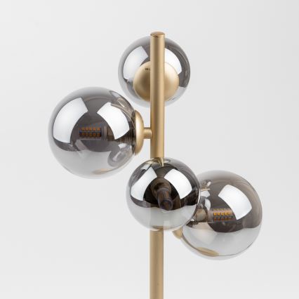 Brilagi - LED stalinis šviestuvas MILLA 4xG9/3W/230V auksas/dūminis