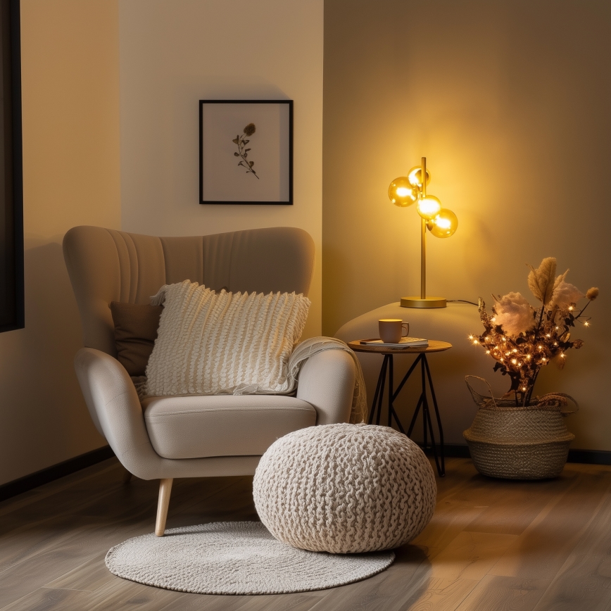 Brilagi - LED stalinis šviestuvas MILLA 4xG9/3W/230V auksas