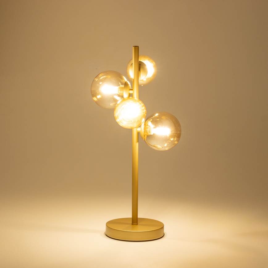 Brilagi - LED stalinis šviestuvas MILLA 4xG9/3W/230V auksas