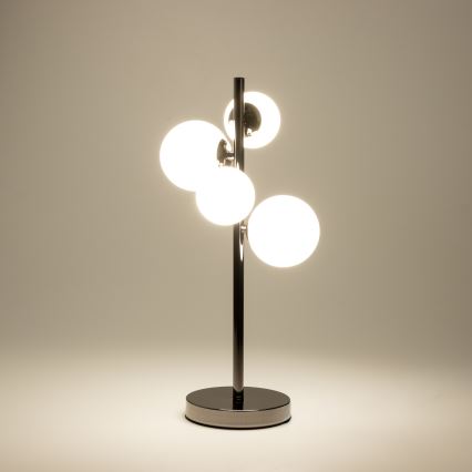 Brilagi - LED stalinis šviestuvas MILLA 4xG9/3W/230V blizgus chromas/balta