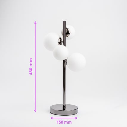 Brilagi - LED stalinis šviestuvas MILLA 4xG9/3W/230V blizgus chromas/balta
