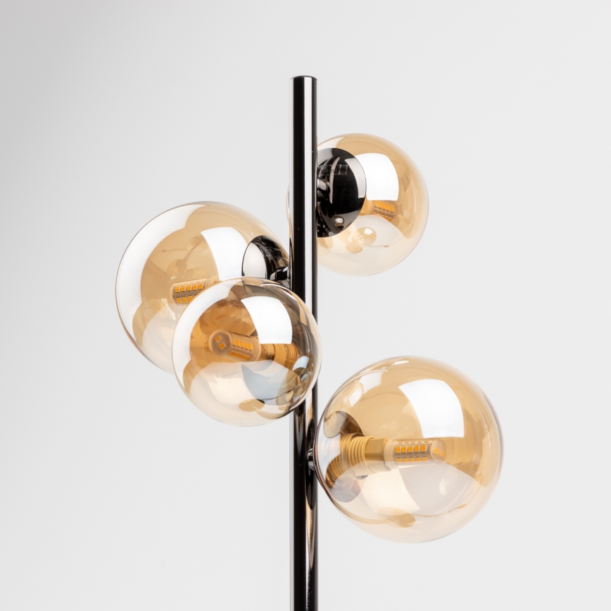 Brilagi - LED stalinis šviestuvas MILLA 4xG9/3W/230V juodas chromas/auksinė apdaila