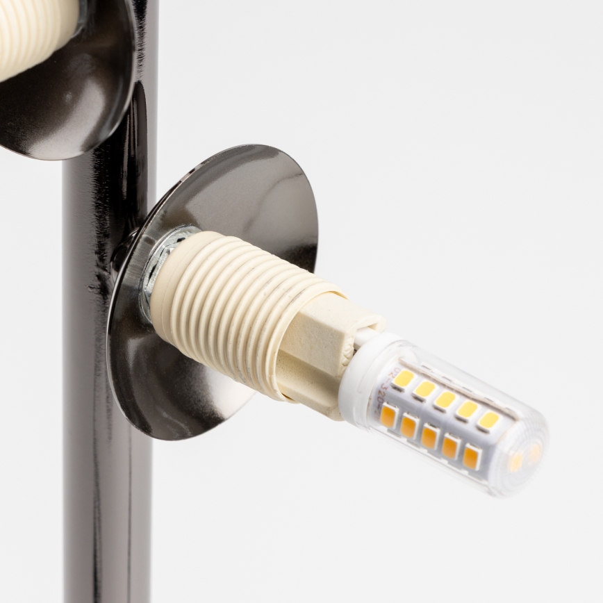 Brilagi - LED stalinis šviestuvas MILLA 4xG9/3W/230V juodas chromas/auksinė apdaila