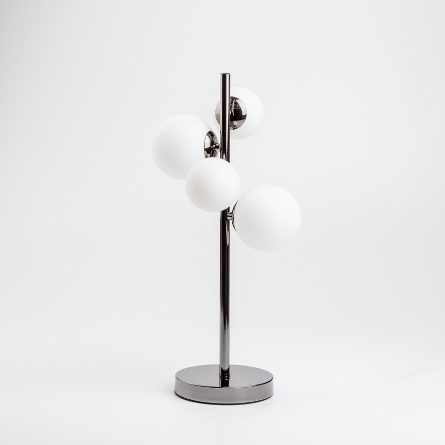 Brilagi - LED stalinis šviestuvas MILLA 4xG9/3W/230V juodas chromas/baltas