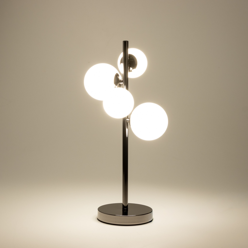 Brilagi - LED stalinis šviestuvas MILLA 4xG9/3W/230V juodas chromas/baltas