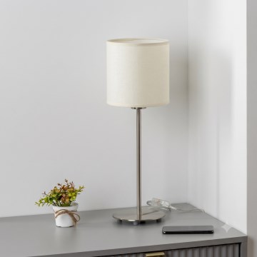 Brilagi - LED stalinis šviestuvas NUBILA 1xE27/60W/230V kreminis