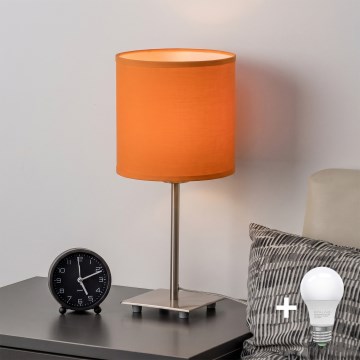 Brilagi - LED stalinis šviestuvas NUBILA 1xE27/60W/230V oranžinis