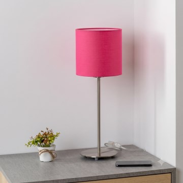Brilagi - LED stalinis šviestuvas NUBILA 1xE27/60W/230V rožinis