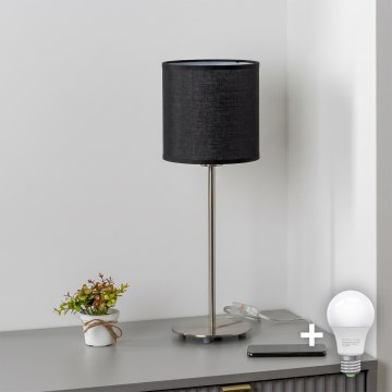 Brilagi - LED stalo lempa NUBILA 1xE27/60W/230V juoda