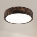 Brilagi - LED stropinis šviestuvas CARVALHO SMOKEY LED/36W/230V, ąžuolas, skersmuo 37,5 cm