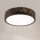Brilagi - LED stropinis šviestuvas CARVALHO SMOKEY LED/36W/230V, ąžuolas, skersmuo 37,5 cm