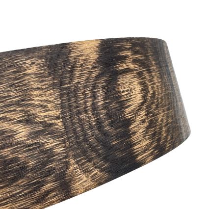 Brilagi - LED stropinis šviestuvas CARVALHO SMOKEY LED/36W/230V, ąžuolas, skersmuo 37,5 cm