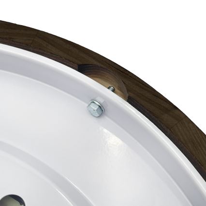 Brilagi - LED stropinis šviestuvas CARVALHO SMOKEY LED/36W/230V, ąžuolas, skersmuo 37,5 cm