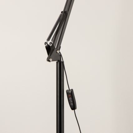 BRILAGI - reguliuojama lanksčioji grindų lempa VARIO LED/14W/230V 3000-6000K 157 cm juoda