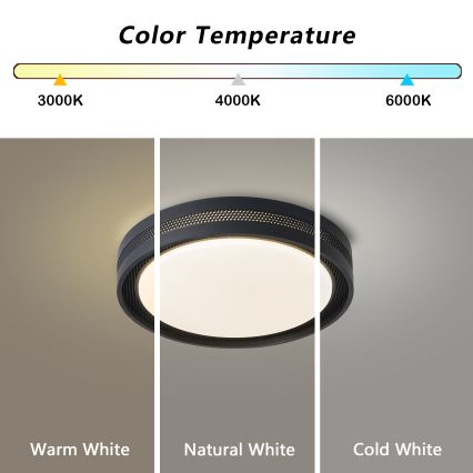 Brilagi - dimeriuojamas LED lubų šviestuvas KREON LED/54W/230V 3000-6000K baltas, skersmuo 38 cm + nuotolinis pultas