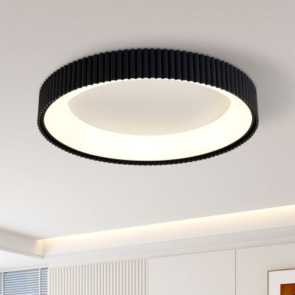BRILAGI - LED dimeriuojamas lubų šviestuvas FALCON MODERN LED/54W/230V 3000-6500K skersm. 60 cm juodas + su nuotoliniu pulteliu