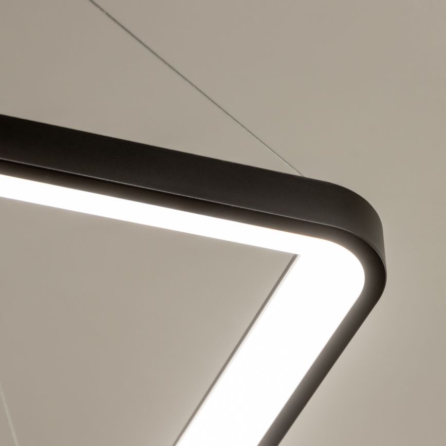 Brilagi - LED dimeriuojamas pakabinamas šviestuvas ant laido FALCON SLIM LED/50W/230V 3000-6500K 50x50 cm juodas + nuotolinis valdymas