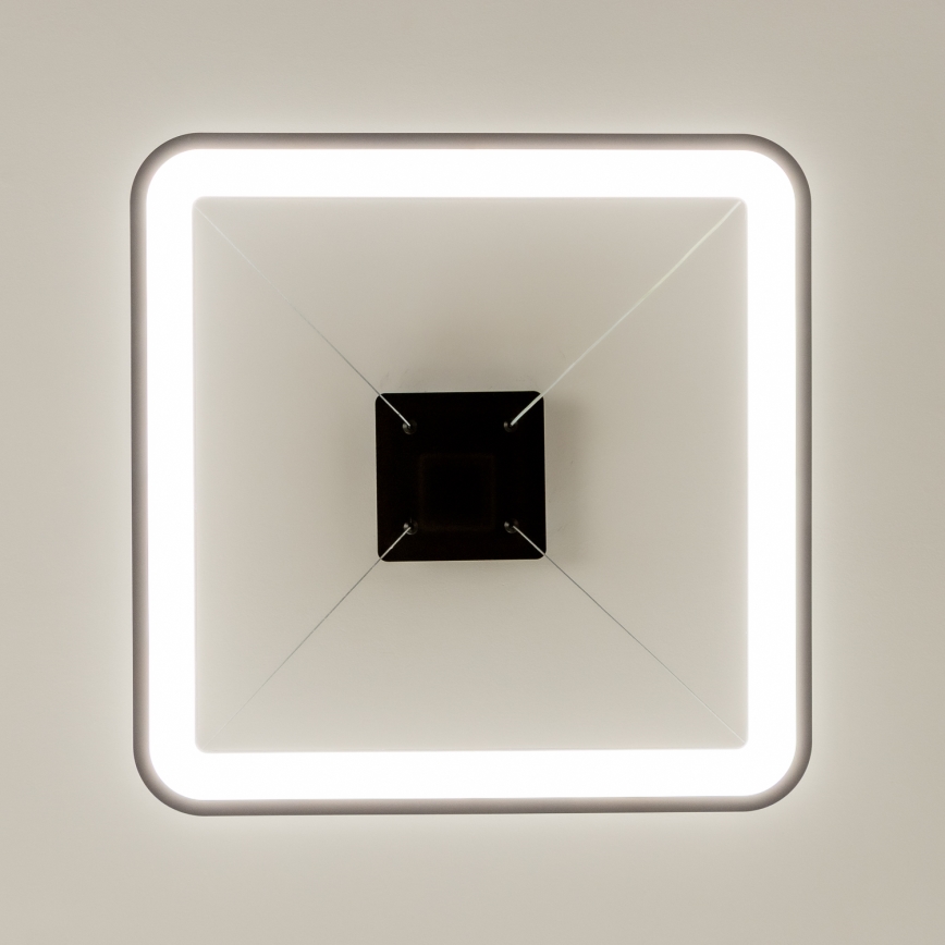 Brilagi - LED dimeriuojamas pakabinamas šviestuvas ant laido FALCON SLIM LED/50W/230V 3000-6500K 50x50 cm juodas + nuotolinis valdymas