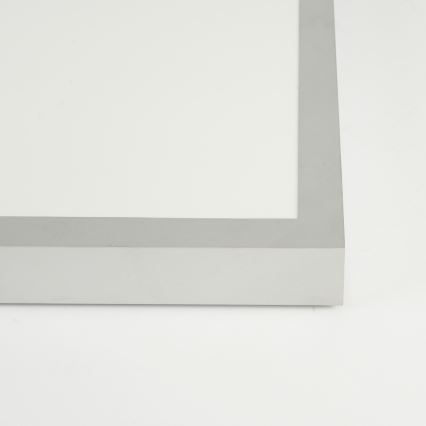 Brilagi - Dimeriuojamas vonios lubinis šviestuvas FRAME SMART LED/50W/230V 60x60 cm 3000-6000K IP44 sidabrinis + nuotolinis valdymas