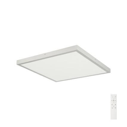 Brilagi - Dimeriuojamas vonios lubinis šviestuvas FRAME SMART LED/50W/230V 60x60 cm 3000-6000K IP44 sidabrinis + nuotolinis valdymas