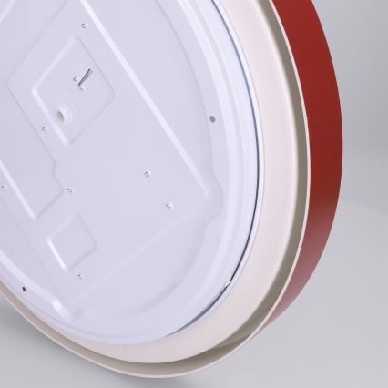 Brilagi - Reguliuojamo ryškumo LED lubinis šviestuvas MATTEO LED/48W/230V 3000-6500K Ø 41 cm raudonas + nuotolinis valdymas