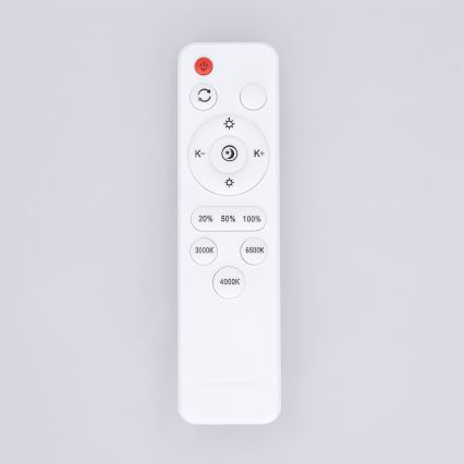 Brilagi - Reguliuojamo ryškumo LED lubinis šviestuvas MATTEO LED/48W/230V 3000-6500K Ø 41 cm raudonas + nuotolinis valdymas