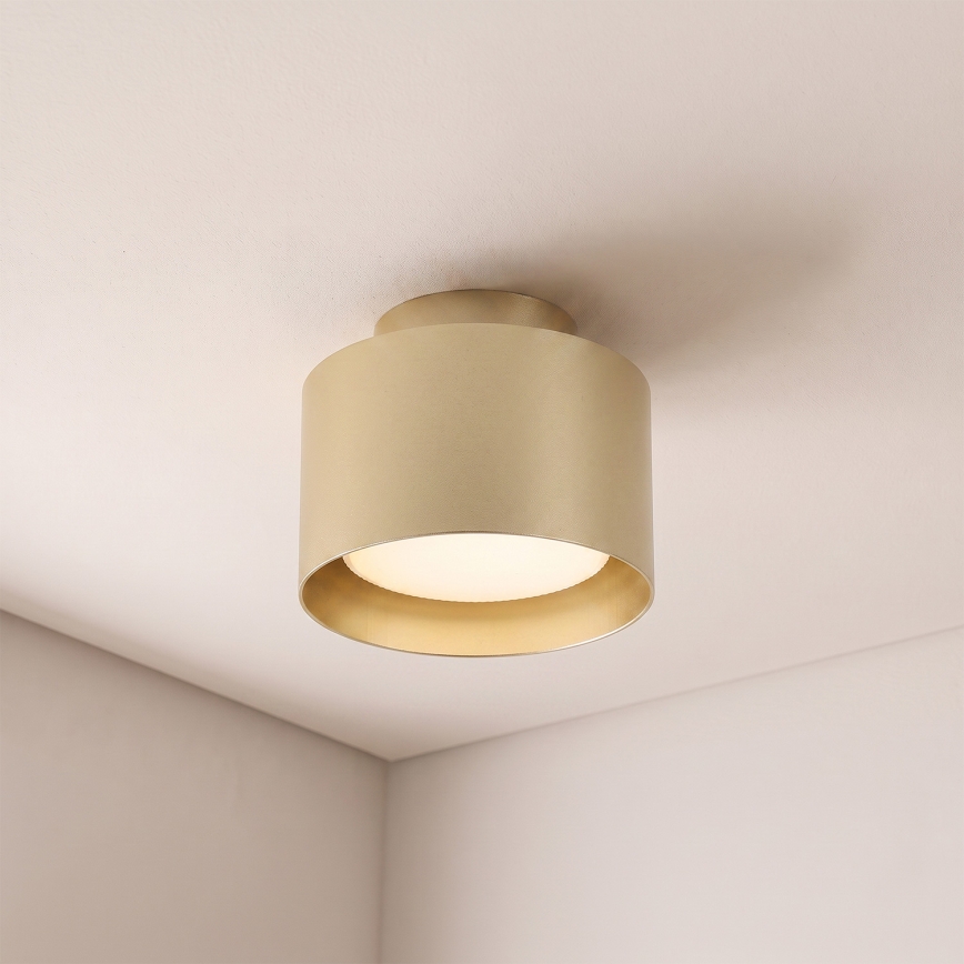 BRILAGI - LED taškinis šviestuvas BACKLIT 1xGX53/15W/230V + LED/3W skersmuo 10 cm auksinis