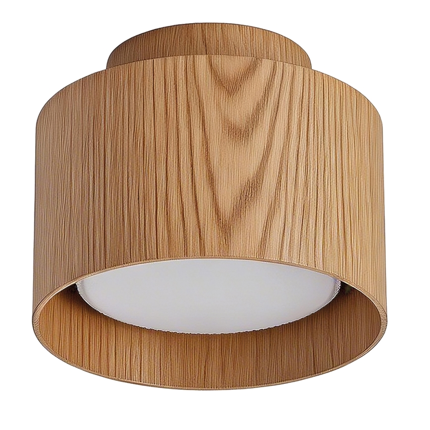 BRILAGI - LED taškinis šviestuvas BACKLIT 1xGX53/15W/230V + LED/3W skersmuo 10 cm, ąžuolo dekoras