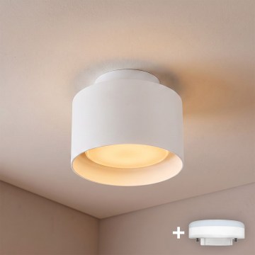 BRILAGI - LED taškinis šviestuvas BACKLIT 1xGX53/15W/230V + LED/3W skersmuo 10 cm balta