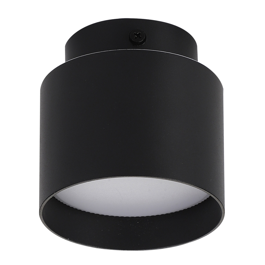 BRILAGI - LED taškinis šviestuvas BACKLIT 1xGX53/15W/230V + LED/3W skersmuo 8 cm juodas